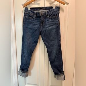 Joe’s cropped cuffed jeans in size 29